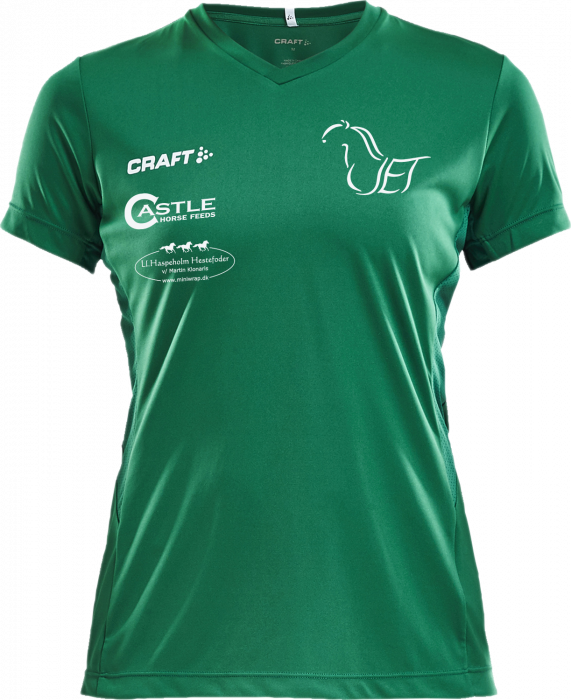 Craft - Jet Polyester T-Shirt Woman - Grön