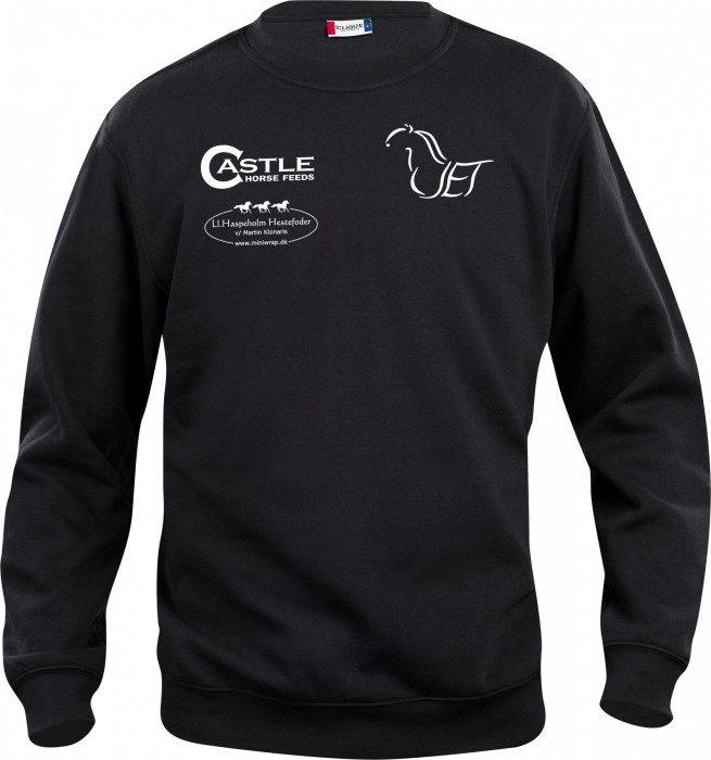 Clique - Jet Sweatshirt Unisex - Zwart